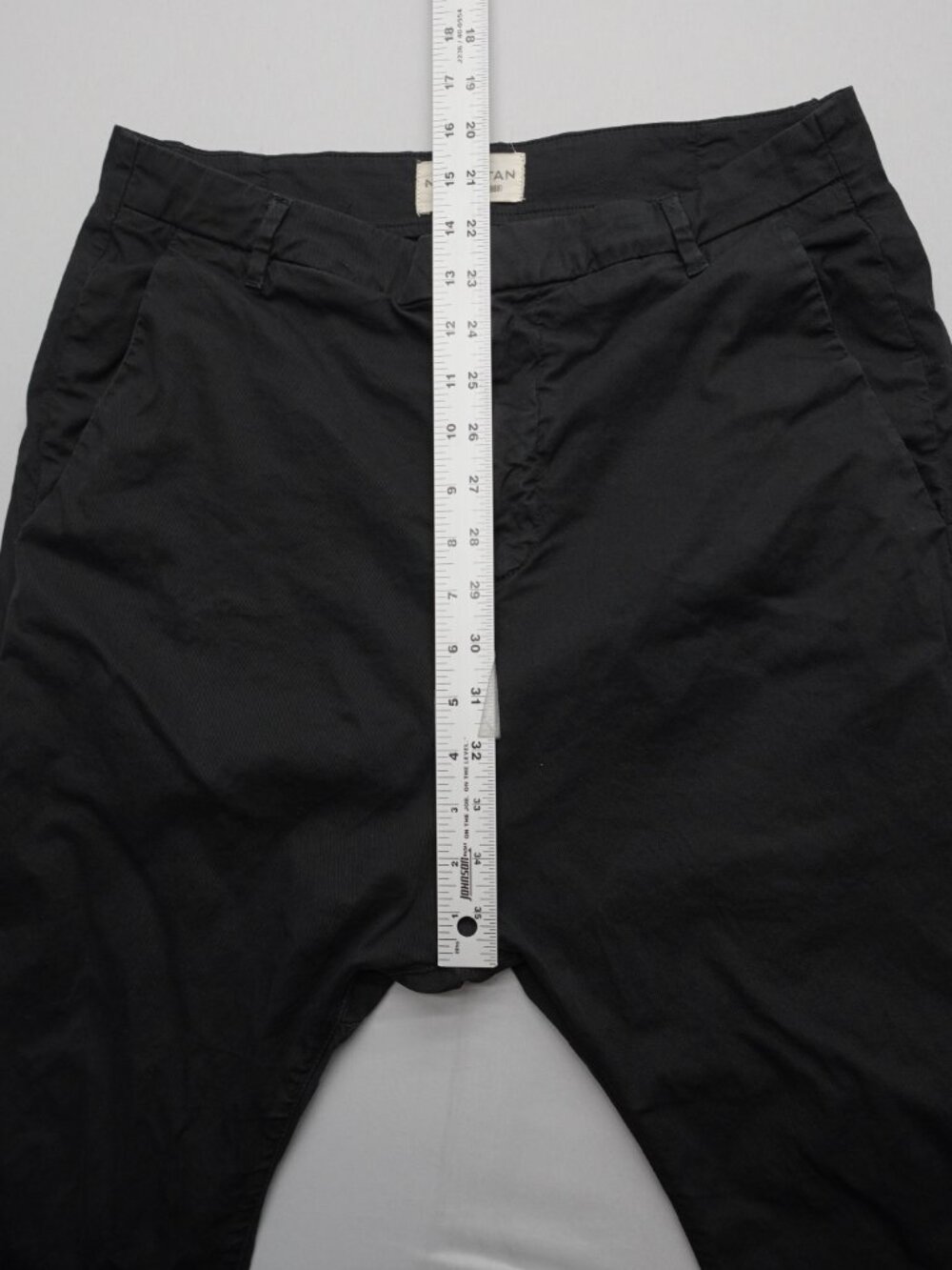 Nili Lotan Paris Pants Size 4 Jet Black Drop Crotch Baggy Trousers - Picture 13 of 15